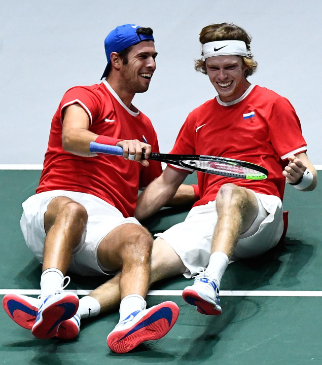 Хет-трик России в Кубке Дэвиса