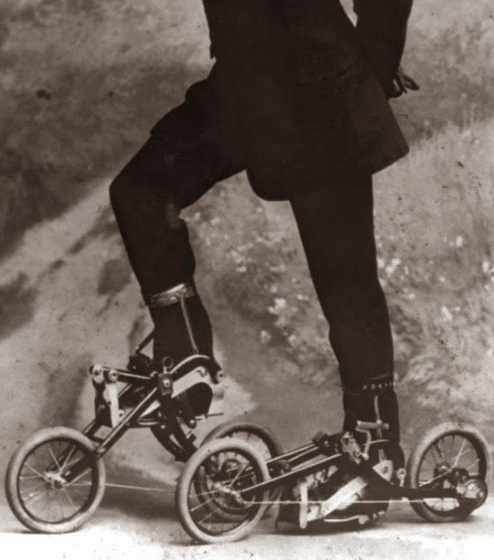 Патент на роликовые коньки