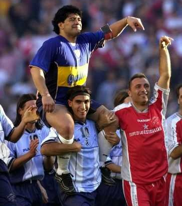 Прощальный матч Марадоны