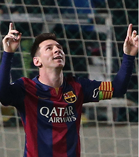 Пента-трик Месси в Лиге чемпионов