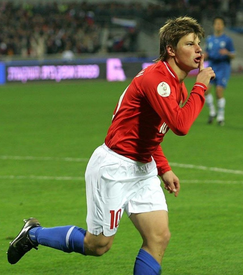 Первая награда Аршавина