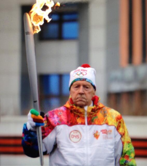 Самый возрастной факелоносец