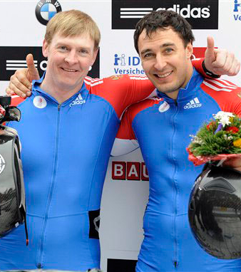 Первое золото России в бобслее